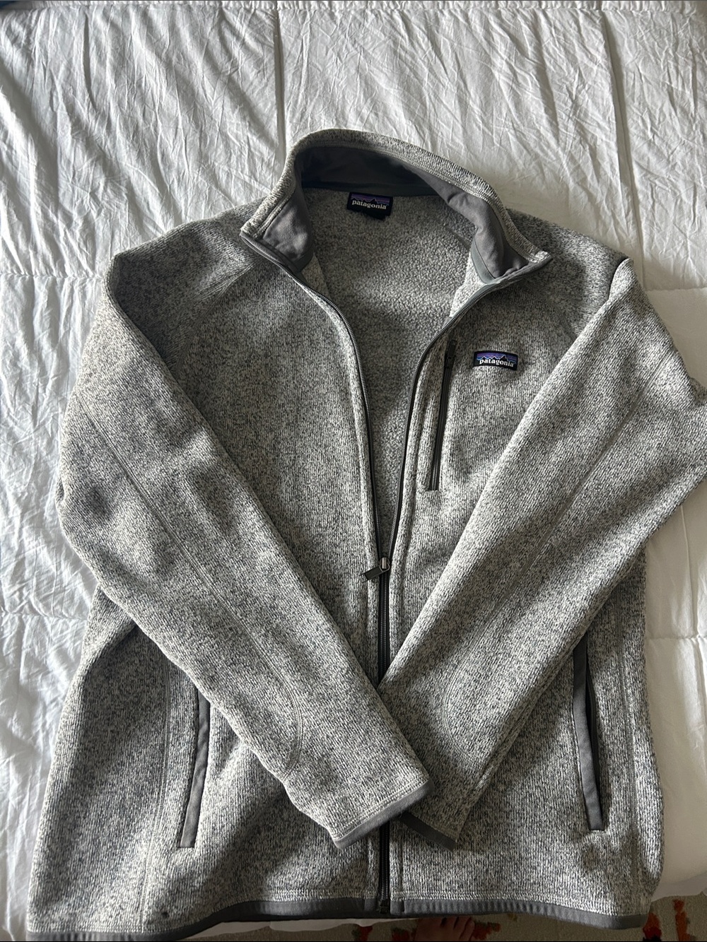 Patagonia Gray Men's Lightweight Full-Zip Jacket